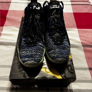 Nike LeBron XVII GS in Black and Gray